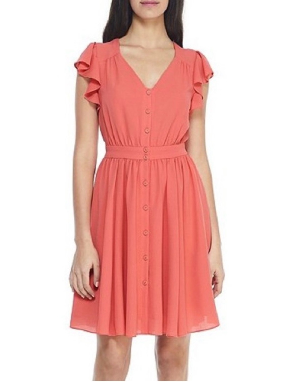 Gal Meets Glam Coral Bree Dress-EUC-Size 6